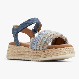 Roxy Girl's Ally Wedge Sandal Size 11